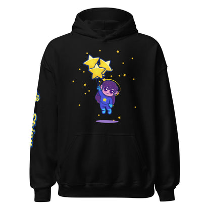 Galaxy Star-Shaped Ballons Hoodie