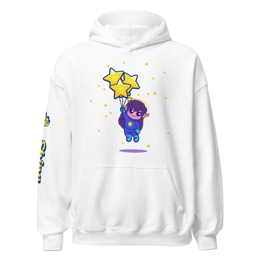 Galaxy Star-Shaped Ballons Hoodie